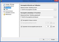 sauvegardes